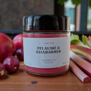 Duftkerze im Glas Schwarze Pflaume u. Rhabarber