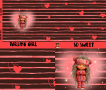 Digitales Stoffdesign Darling Girl