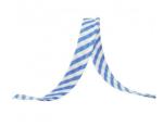 Paspelband 9 mm Hellblau Streifen Maritim