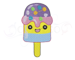 Stickdatei Fullstich Eis am Stil